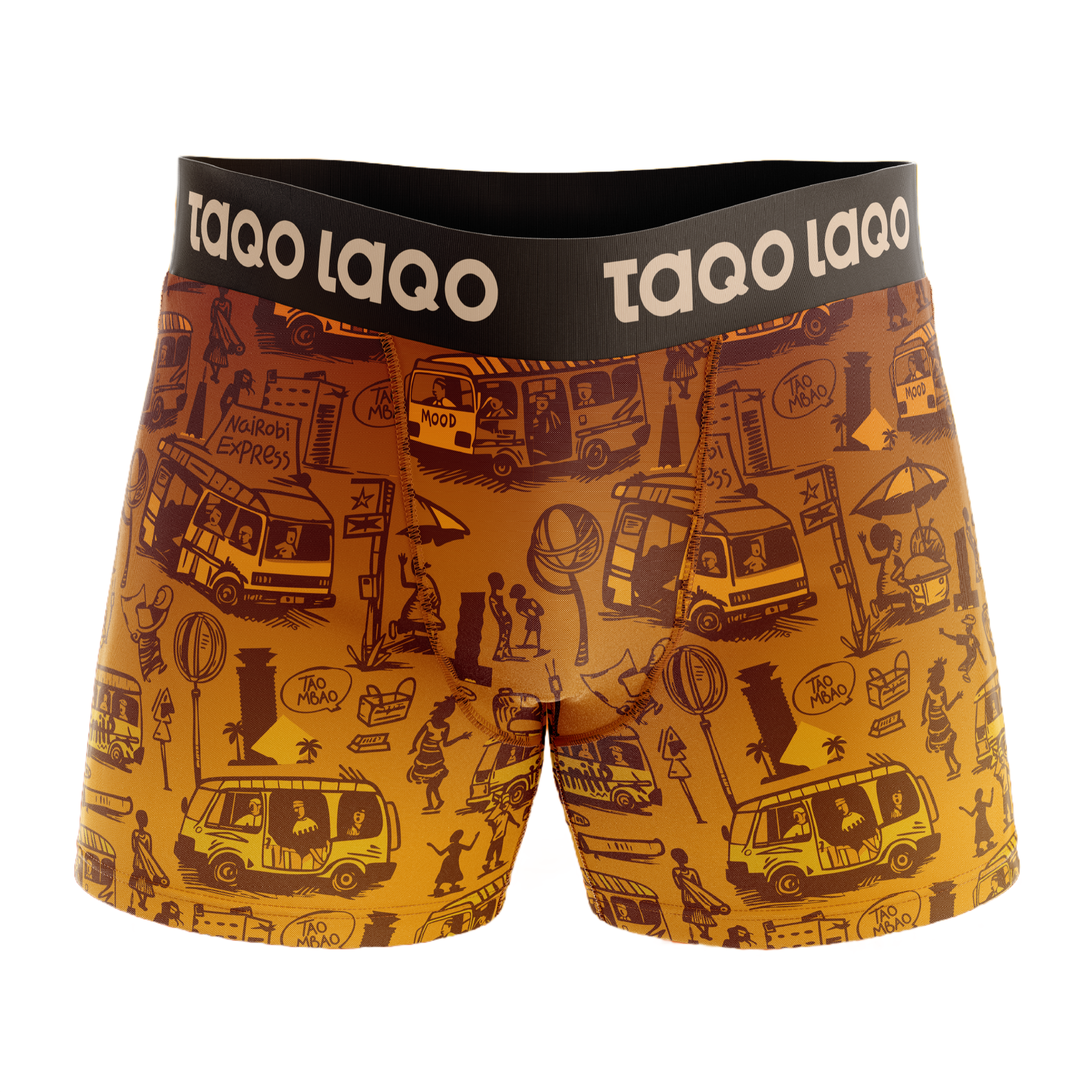 Taqo Laqo Nairobi Edition Boxers for Men - Matatu Rush
